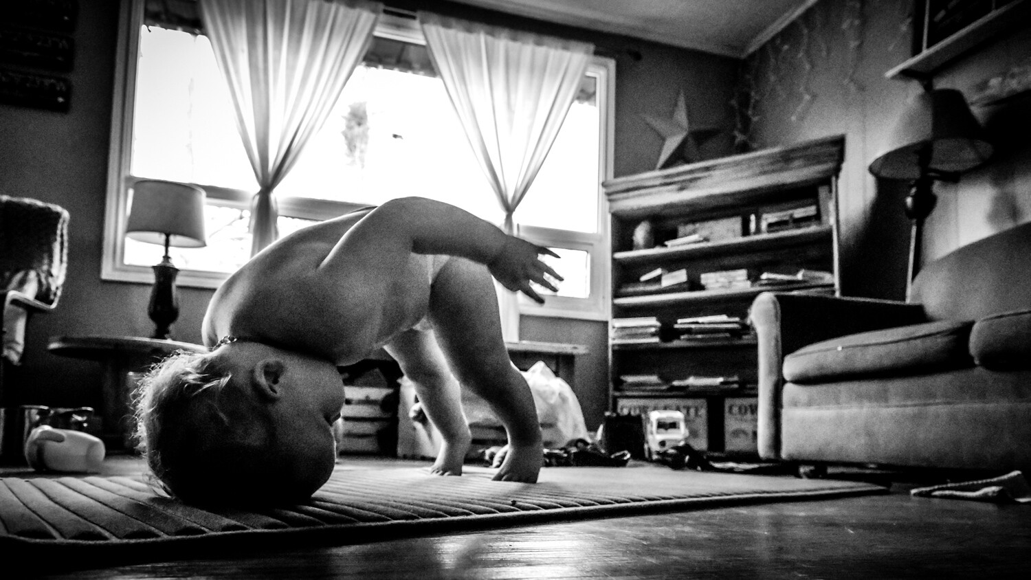 Toddler candid moment